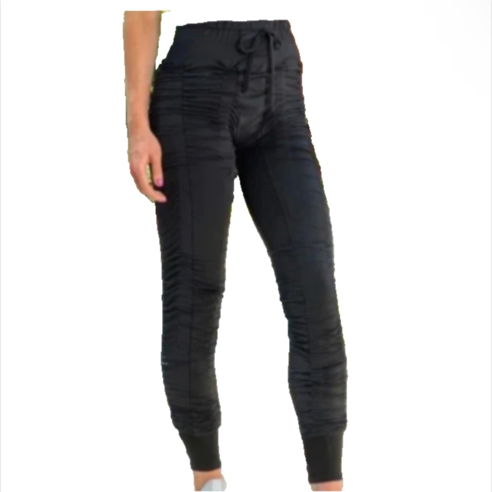 AGOGIE Black 20 + Wearable Resistance Ruched Legging Pants Size M